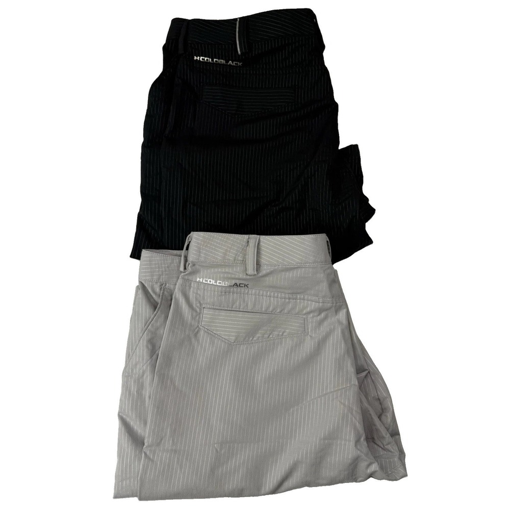 Under Armour Men's Athletic Shorts in Black and Light Gray